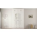 Beyza Country 4 Kapak 2 Çekmece Yüklüklü Mega Gardırop