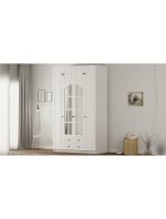 Beyza Country 4 Kapak 2 Çekmece Yüklüklü Gardırop - Görsel 6