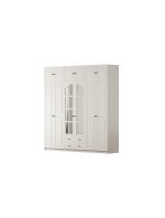 Beyza Country 6 Kapak 2 Çekmece Yüklüklü Mega Gardırop - Görsel 7