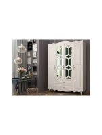 Cansu Country 4 Kapaklı 2 Çekmeceli Gardırop - Görsel 3