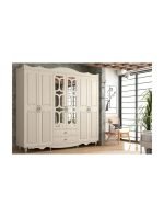 Cansu Country 6 Kapaklı 2 Çekmeceli Gardırop - Görsel 3