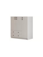 İrem Country 3 Kapak 2 Çekmeceli Mega Gardırop - Görsel 5