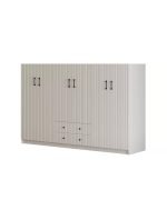 İrem Country 6 Kapak 2 Çekmeceli Mega Gardırop - Görsel 5