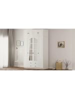 İzel Country 4 Kapak 2 Çekmece Yüklüklü Mega Gardırop