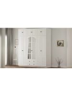 İzel Country 6 Kapak 2 Çekmece Yüklüklü Mega Gardırop - Görsel 5