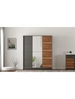 Paris Sürgülü Aynalı Gardırop