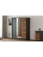 Paris Sürgülü Aynalı Gardırop - Görsel 4