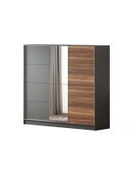 Paris Sürgülü Mega Aynalı Gardırop - Görsel 4