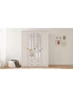 Ayser Country 4 Kapaklı 2 Çekmeceli Gardırop