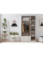 Beyza Country 3 Kapak 2 Çekmeceli Gardırop - Görsel 2