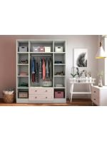 Beyza Country Serisi 4 Kapak 2 Çekmeceli Gardırop - Görsel 2