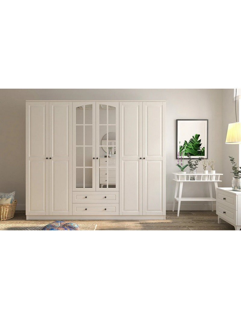 beyza-country-serisi-6-kapak-2-cekmece-gardirop-resim-313.jpg Beyza Country Serisi 6 Kapak 2 Çekmece Gardırop - Görsel 1