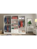 Beyza Country Serisi 6 Kapak 2 Çekmece Gardırop - Görsel 2