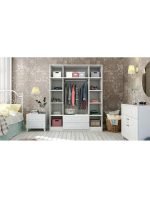 Damla Avangart 4 Kapak 2 Çekmece Gardırop - Görsel 2