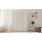 Diva 4 Kapak 2 Çekmeceli Gardırop