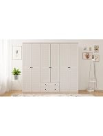 Diva 6 Kapak 2 Çekmeceli Gardırop