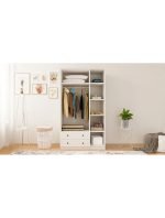 Diva Country 3 Kapak 2 Çekmeceli Aynalı Gardırop - Görsel 2