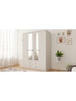 Diva Country 4 Kapak 2 Çekmeceli Aynalı Mega Gardırop - Görsel 3