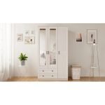 Estelya 3 Kapak 2 Çekmece Gardırop