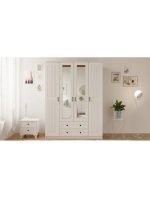 Estelya Country 4 Kapak 2 Çekmeceli Mega Gardırop