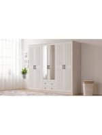 Estelya Country 6 Kapak 2 Çekmeceli Mega Gardırop - Görsel 3