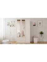 Gold Country 3 Kapak 2 Çekmeceli Aynalı Gardırop