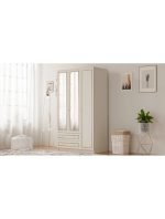 Gold Country 3 Kapak 2 Çekmeceli Aynalı Gardırop - Görsel 3