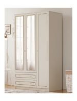 Gold Country 3 Kapak 2 Çekmeceli Aynalı Gardırop - Görsel 4