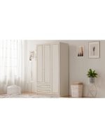 Gold Country 3 Kapak 2 Çekmeceli Gardırop - Görsel 3