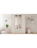 Gold Country 4 Kapak 2 Çekmeceli Aynalı Gardırop