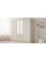 Gold Country 6 Kapak 2 Çekmeceli Aynalı gardırop - Görsel 3