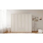 Gold Country 6 Kapak 2 Çekmeceli Gardırop