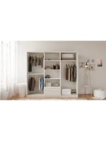 Gold Country 6 Kapak 2 Çekmeceli Gardırop - Görsel 2