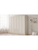 Gold Country 6 Kapak 2 Çekmeceli Gardırop - Görsel 3