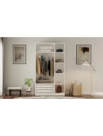 Grey Country 3 Kapak 2 Çekmeceli Gardırop - Görsel 2