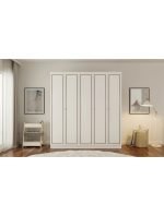 Grey Country 5 Kapaklı Gardırop