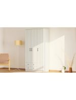 İrem Country 3 Kapak 2 Çekmeceli Mega Gardırop - Görsel 3