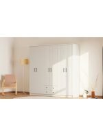 İrem Country 6 Kapak 2 Çekmeceli Mega Gardırop - Görsel 3