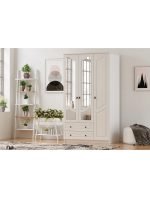 Irmak 3 Kapak 2 Çekmeceli Gardırop - Görsel 4