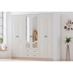 Irmak 6 Kapak 2 Çekmeceli Gardırop