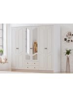 Irmak 6 Kapak 2 Çekmeceli Gardırop