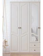 Irmak 6 Kapak 2 Çekmeceli Gardırop - Görsel 2