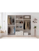 Irmak 6 Kapak 2 Çekmeceli Gardırop - Görsel 3