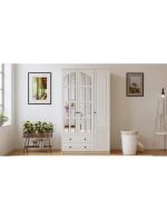 İzel 3 Kapak 2 Çekmeceli Gardırop