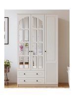 İzel 3 Kapak 2 Çekmeceli Gardırop - Görsel 2