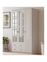 İzel 3 Kapak 2 Çekmeceli Gardırop - Görsel 5