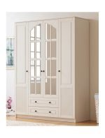 İzel 4 Kapak 2 Çekmeceli Gardırop - Görsel 5