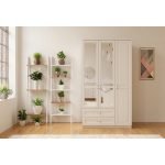 Kardelen 3 Kapak 2 Çekmeceli Mega Gardırop