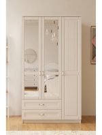 Kardelen 3 Kapak 2 Çekmeceli Mega Gardırop - Görsel 2