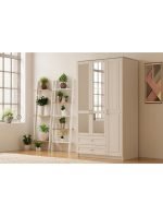 Kardelen 3 Kapak 2 Çekmeceli Mega Gardırop - Görsel 4